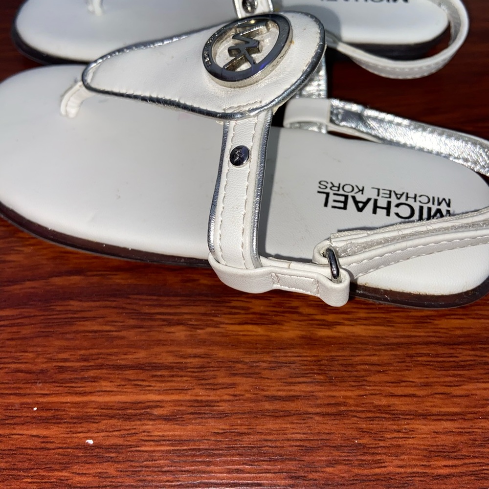 White Michael Kors Sandals